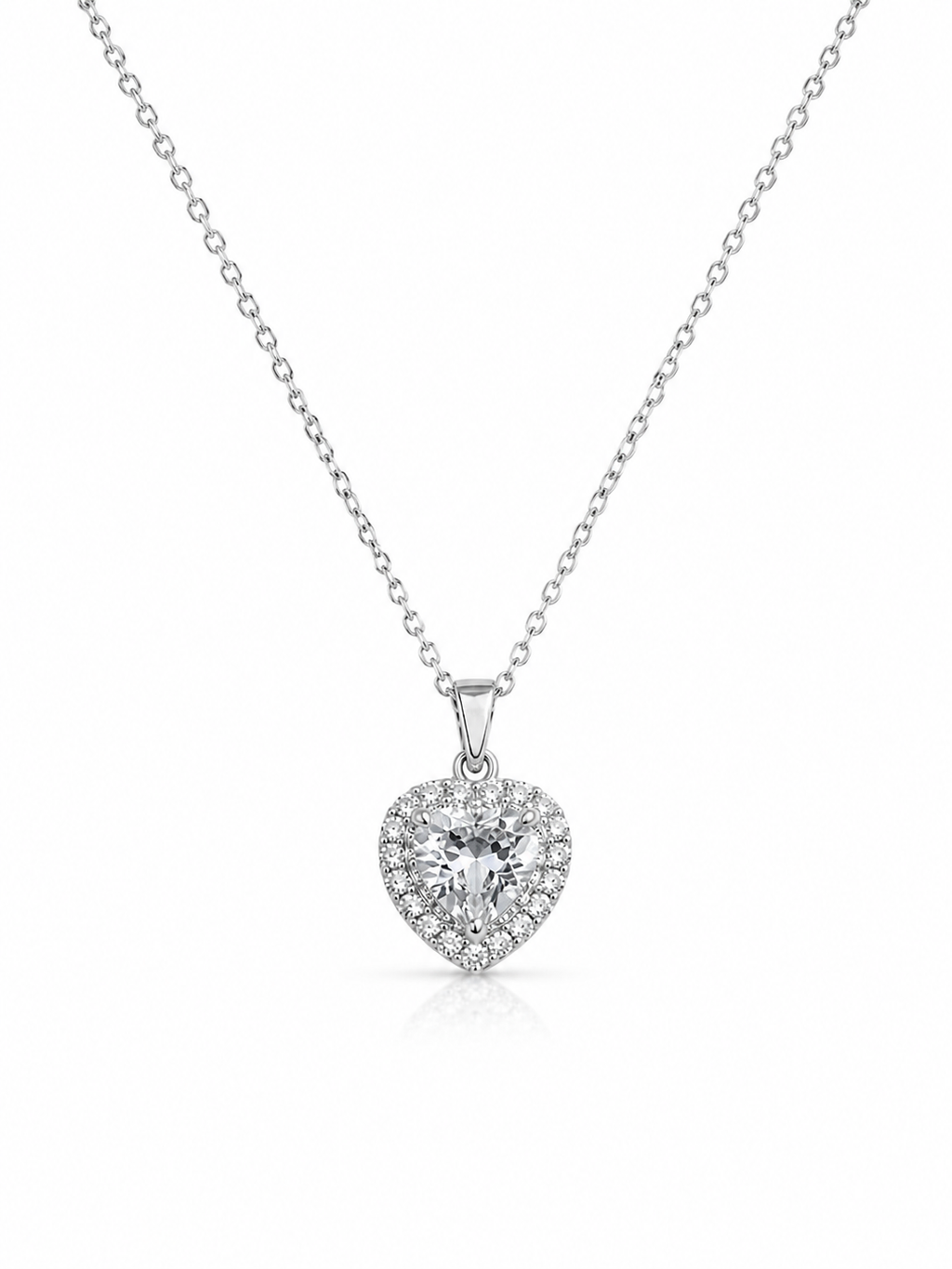 Colar Crystal Heart