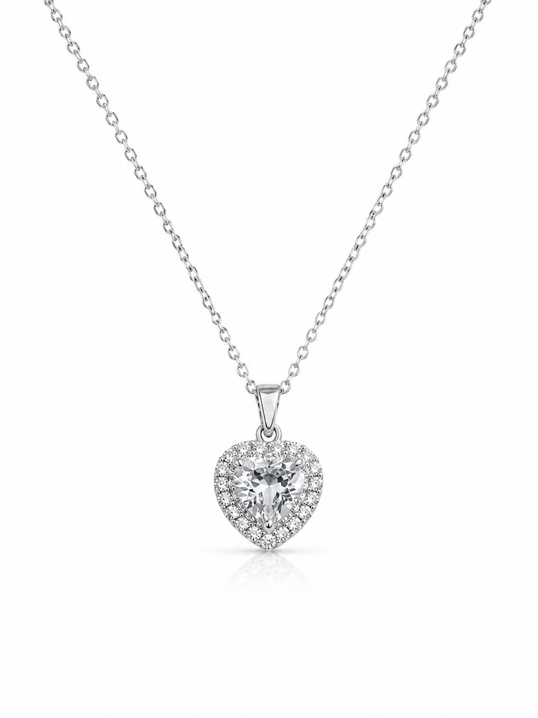 Colar Crystal Heart