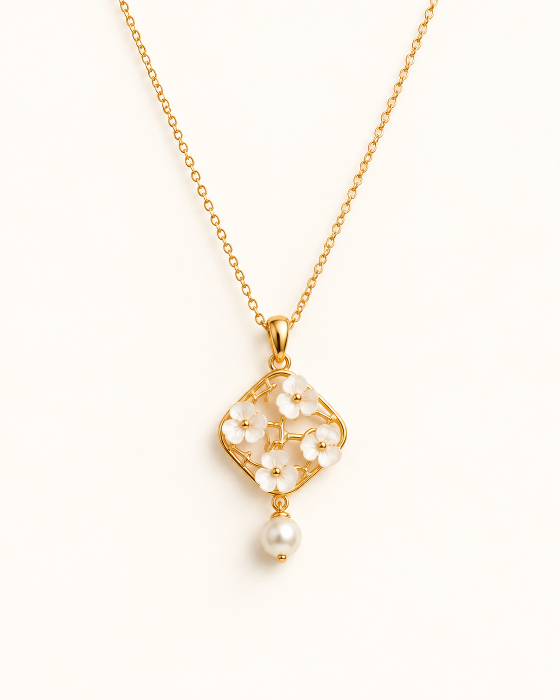 Colar Pearl Blossom