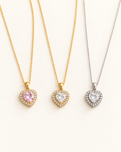 Colar Crystal Heart