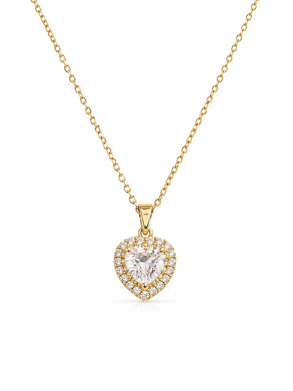 Colar Crystal Heart