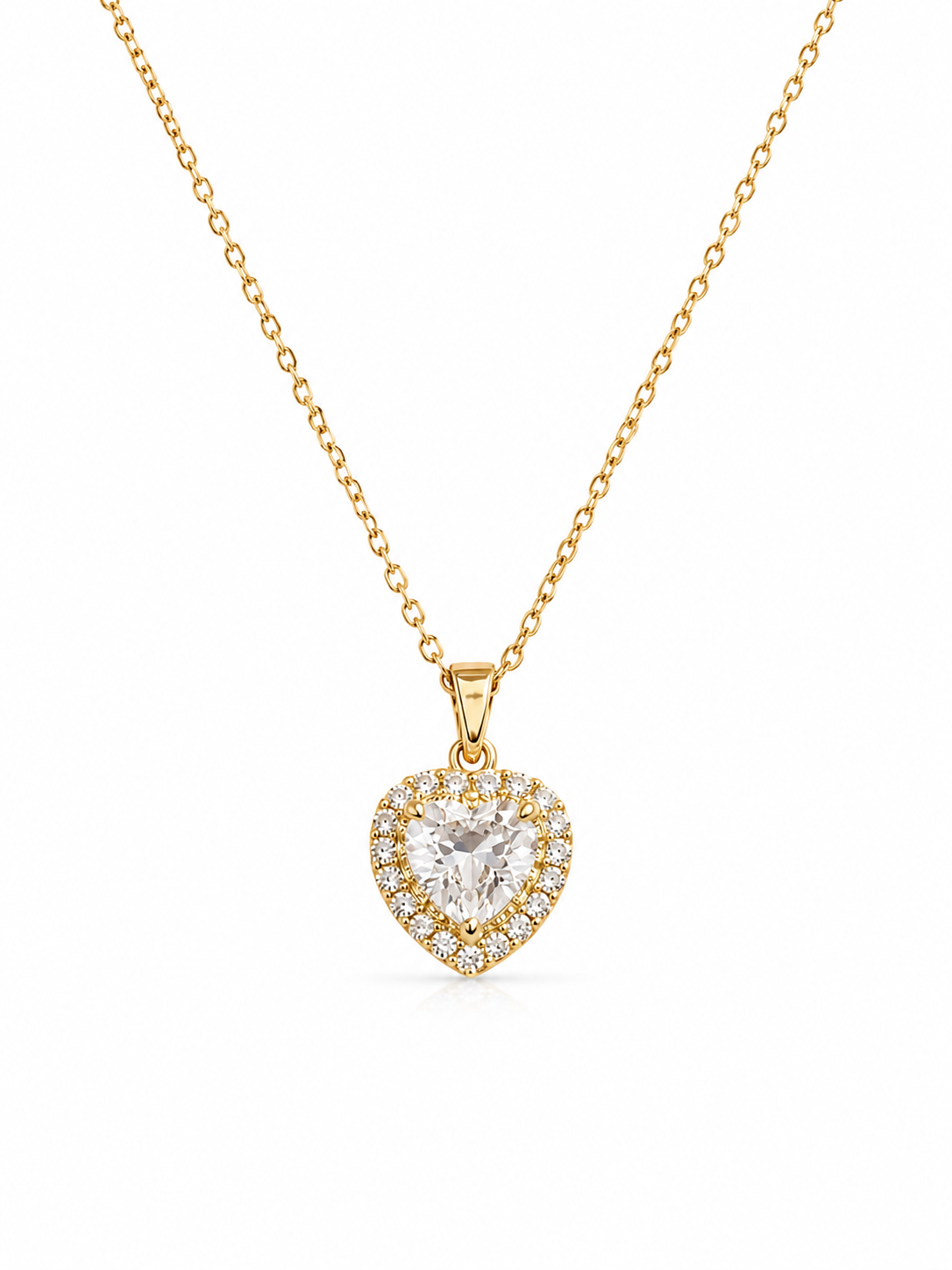Colar Crystal Heart