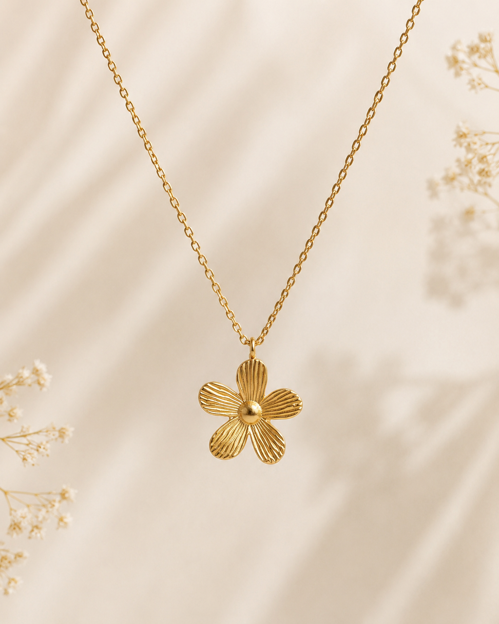 Colar Golden Petals